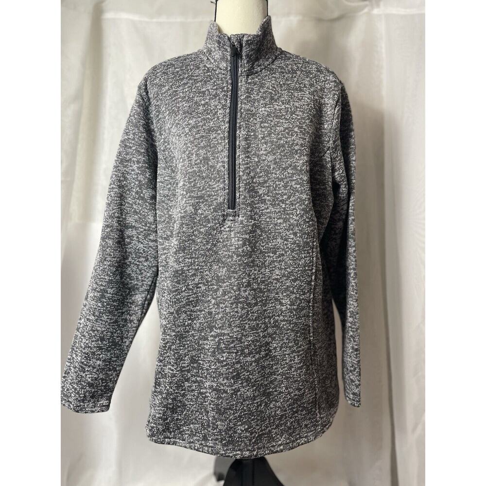Bit & Bridle Women's  Large Sweater 1/4 Zip Henley Polyester Western Cowgirl